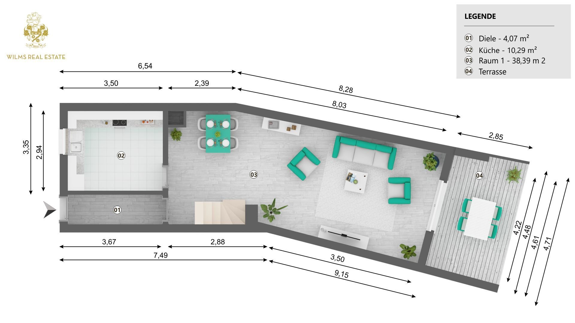 Grundriss Erdgeschoss