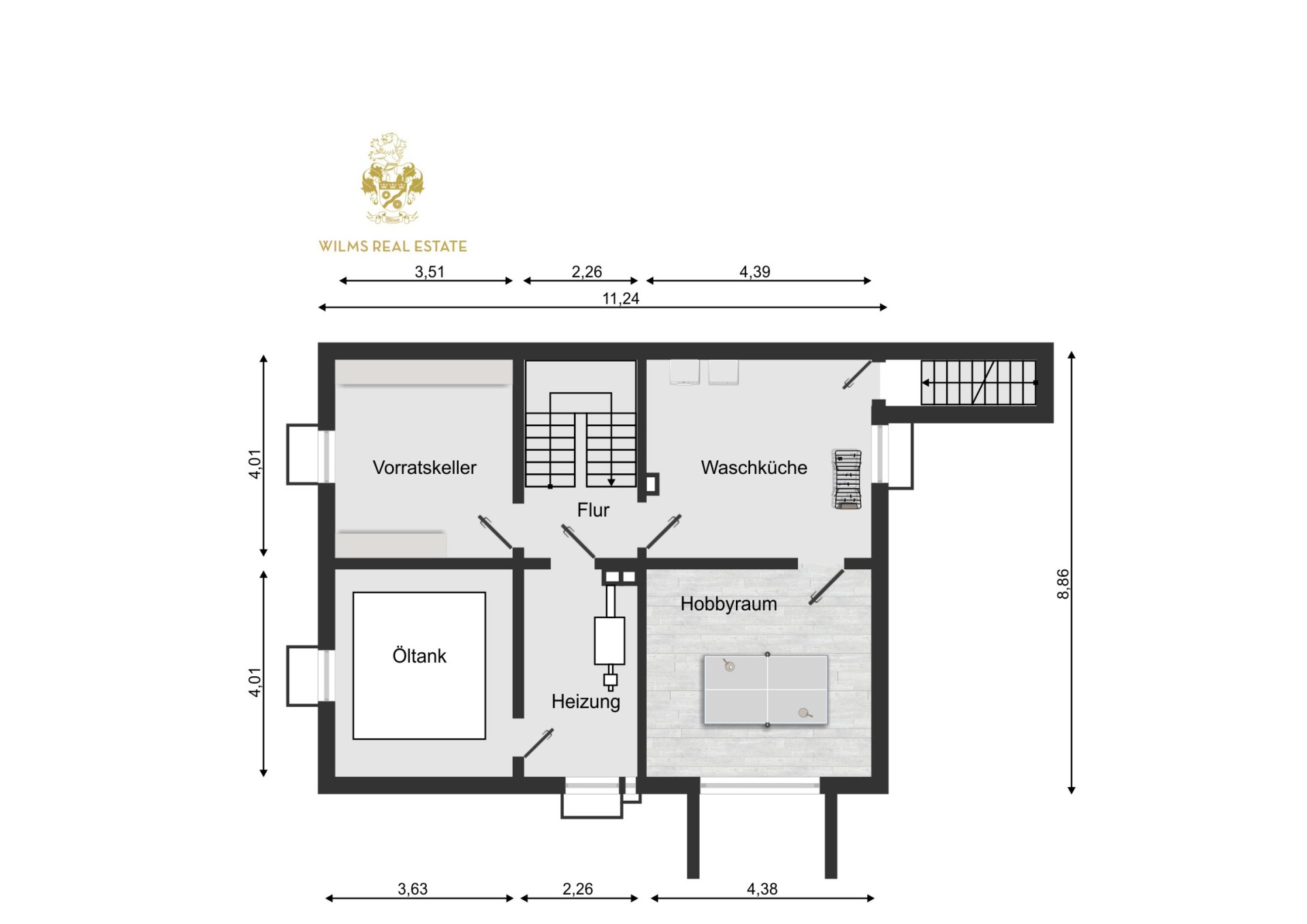 Grundriss Kellergeschoss