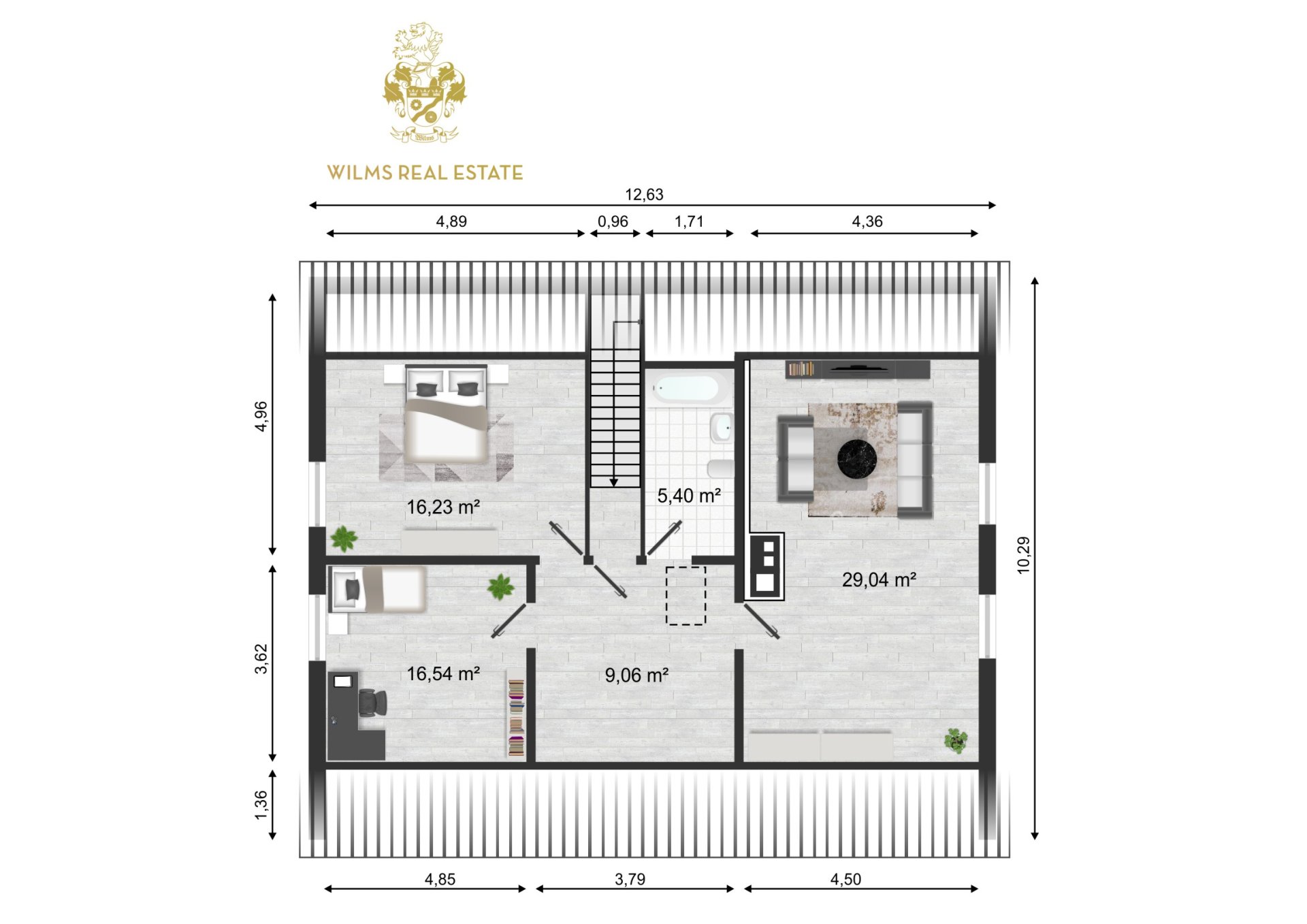 Grundriss Dachgeschoss