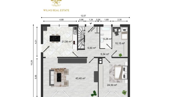 Platz für die ganze Familie! Fertighaus mit bis zu 5 Schlafzimmern und Garten
