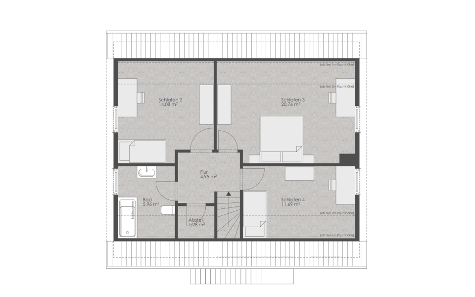 Grundriss Dachgeschoss