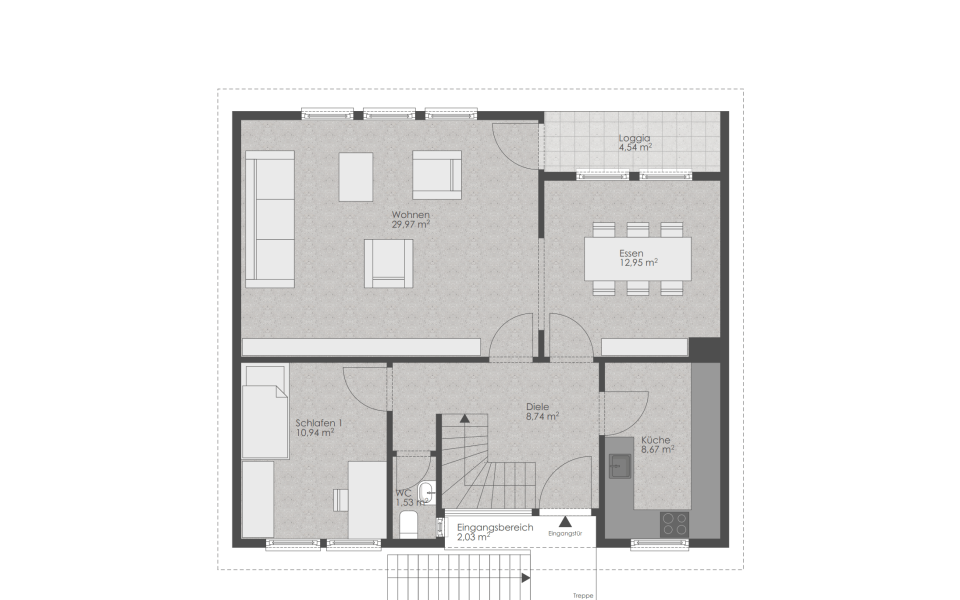 Grundriss Erdgeschoss